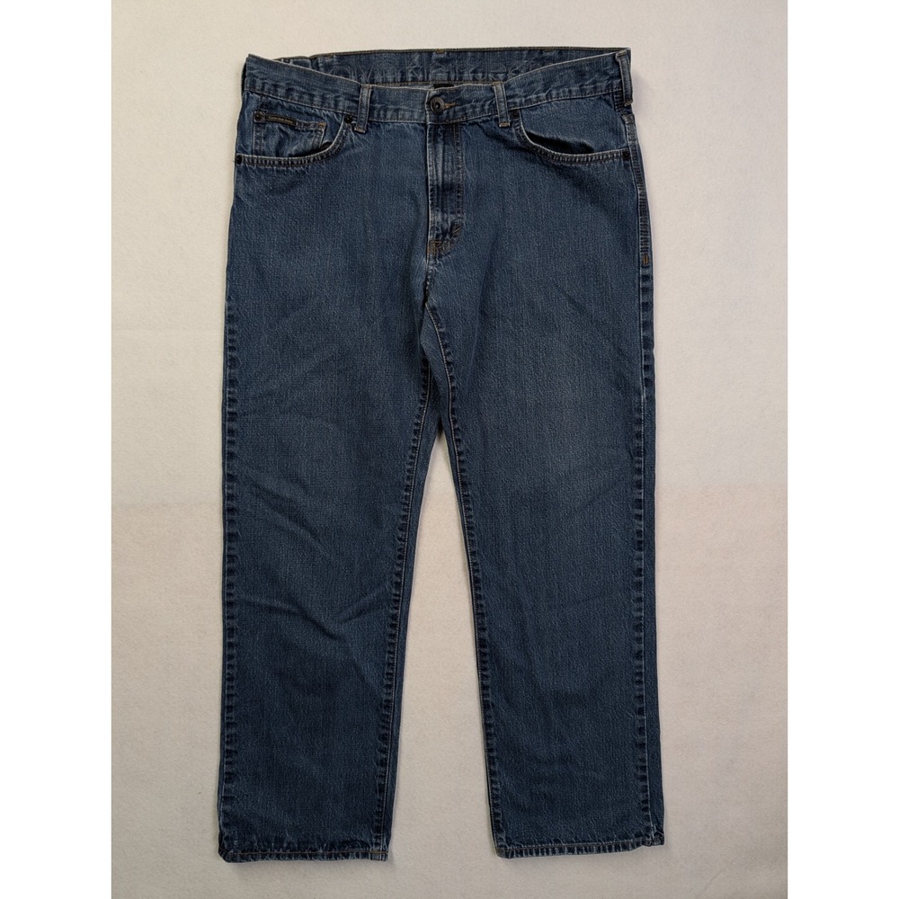 Calvin Klein Jeans Mens Straight Cut Denim Pants 38 x 30 Blue